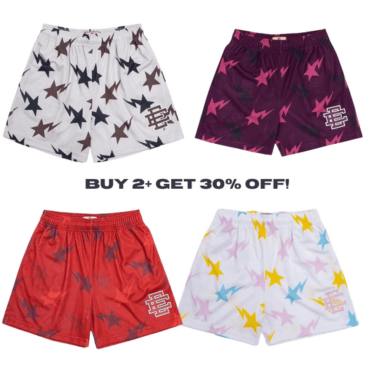 EE x Bape Basic Mesh Shorts