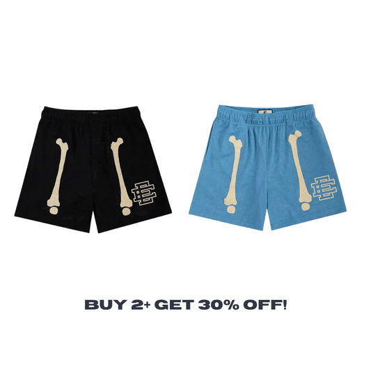 EE Basic Mesh Shorts 'Bones'